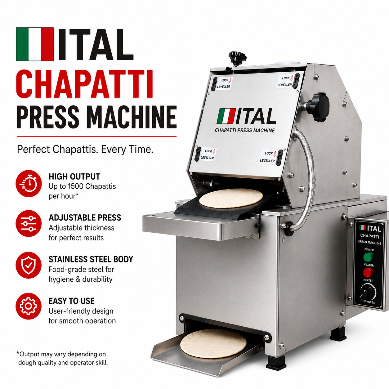 ITAL ROTI PRESS MACHINE