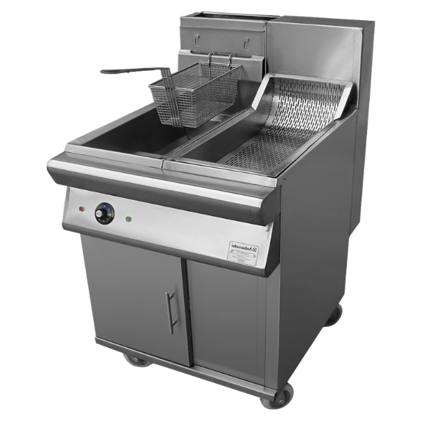Fryer Single Tank Single Basket With Seasoning