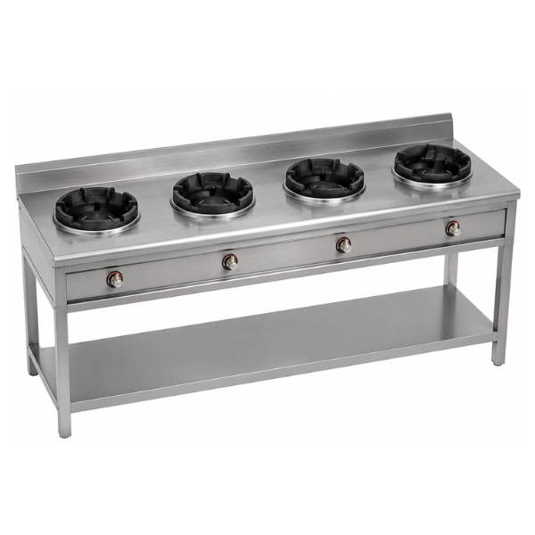 4 Burner Chinese Stove
